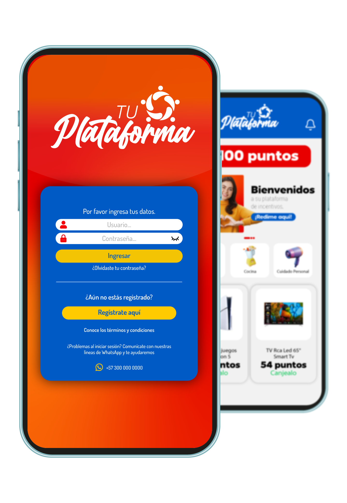 Home De la Plataforma de Incentivos